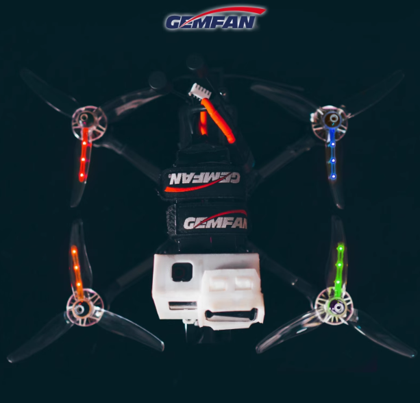 2 أزواج Gemfan 51433L 5.1 بوصة - مراجعة Drone Battery Strap وسعره